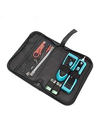 JIGUOOR - Comprobador de cables RJ45, RJ11 para red y teléfono, localizador de línea Ethernet LAN, Cat5 Cat6 con 2 cables de red, auriculares, kit de herramientas