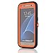 Galaxy S7 Case, AICase Heavy Duty Holster Case Belt Clip + Armor Protective Kickstand Cover with Built-in Screen Protector for Samsung Galaxy S7 (2016) (Black/Orange)