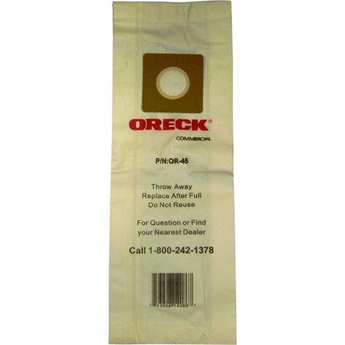Bissell Commercial Oreck Vacuum Bag, 10/Pacl Household Vacuum Bags