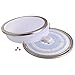 LB72123 LED Flush Mount Ceiling Light, 16 inch, 23W (200W Equivalent) Dimmable 1610lm, 4000K Cool White, Brushed Nickel Round Lighting Fixture for Kitchen,Hallway,Bathroom,Stairwell