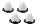 Fette Filter - Vacuum Filters Compatible with Bissell 3-in-1 Stick Vacuums. Compare to Part # 1611501 (Pack of 4)