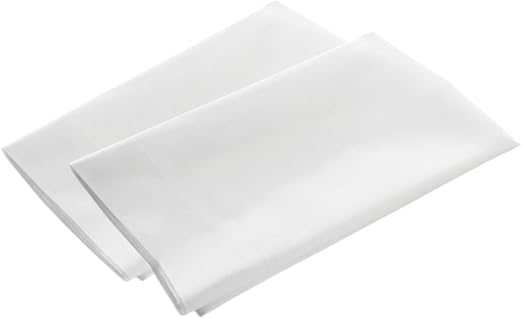 Amazon Com 2 Pack Standard Size 100 Cotton White T220 Percale