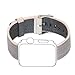 Yichan Woven Nylon Fabric Wrist Strap Replacement Band with Classic Square Stainless Steel Buckle for Apple iWatch Series 1 / 2 / 3,Sport & Edition,38mm,Pearl