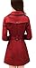Galsang Women's Slim Double-breasted Wind Coats#bh41 (M, Wine Red)