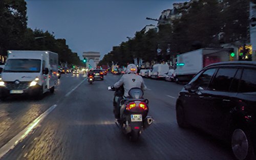 Cosmo Connected remlicht achter, afneembaar, gecombineerd met een mobiele app, geschikt voor de meeste helmtypes. - Image 4