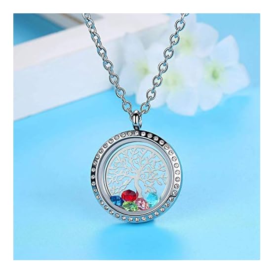 Family-Tree-of-Life-Floating-Living-Memory-Locket-Pendant-Necklace-with-Birthstone-All-Charms-Included Family-Tree-of-Life-Floating-Living-Memory-Locket-Pendant-Necklace-with-Birthstone-All-Charms-Included