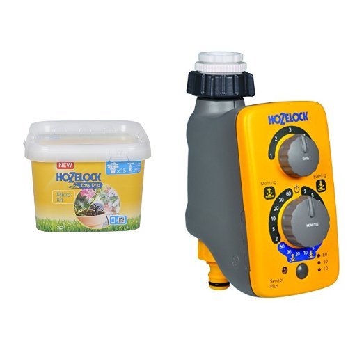 Hozelock Easy Drip Micro Kit & Hozelock Sensor Plus Automatic Controller Set