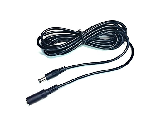 SuperTerrific 10' (3 Meters) Female/male DC Power extension cable/cord adapter for 12V surveillance cctv system. 5.5mm x 2.1mm - Thumbnail 3