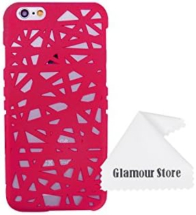 iPhone 6 Case,Bird Nest Rear Hard Skin Protector Case Cover For Apple iPhone 6 6G 4.7 inch+Free Cleaning Cloth As a Gift (Hot Pink)
