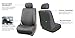 FH Group PU002114 Premium PU Leather Seat Covers (Gray) Full Set – Universal Fit for Cars Trucks and SUVs