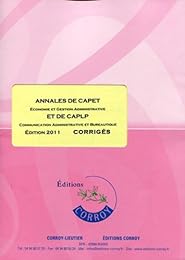 Annales de CAPET, économie et gestion administrative et de CAPLP, communication administrative et bureautique