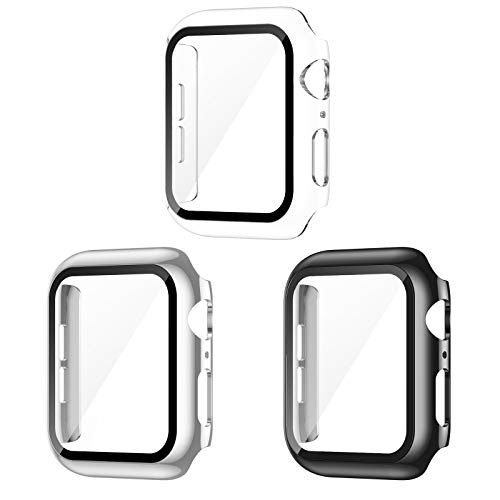 AVIDDA Pack Case with Tempered Glass Screen Protector for Apple