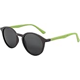 BLUEMOKY Polarized Round Sunglasses Trendy: Cute Shades for Men Women UV400 Protecion - Classic Circular Sun Glasses