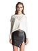 PERSUN Women's Versatile High Waist Bodycon PU Mini A-Line Pencil Skirt(Small to 3X Plus)