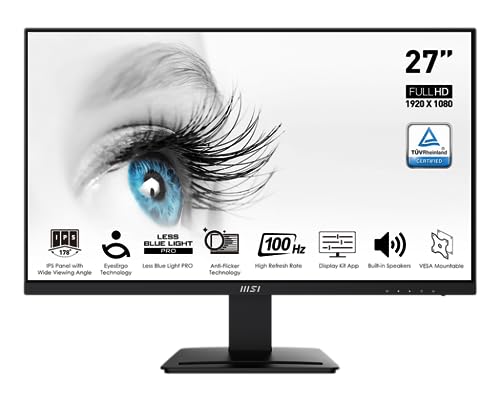 MSI Pro MP273A, 27", 1920 x 1080