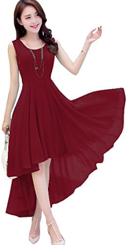 Buy V D Fashion One Piece Dress For Women And Girls X Large Dark Red At Amazon In