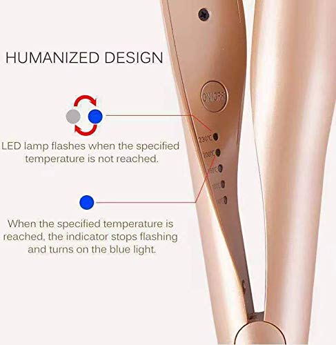 2 IN 1 MESTAR IRON PRO Hair Curling Iron Straightening Fast