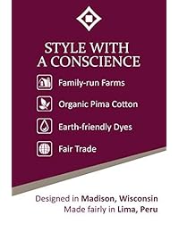 índigo Justo Comercio Justo Orgánico Sin Mangas Vestido Cuello Barco