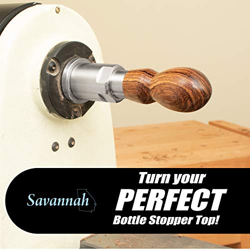 1-x-8-tpi-Bottle-Stopper-Chuck-with-Pilot-Hole-Drill-Bit-Designed-To-Mount-A-Bottle-Stopper-Blank-To-Your-Lathe-Without-Using-A-Jaw-Chuck-For-use-with-38-x-16tpi-Bottle-Stoppers