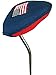 Stealth Club Covers 12090 Putter Oversize Mallet 2-Ball Golf Club Head Cover, USA Red/Navy