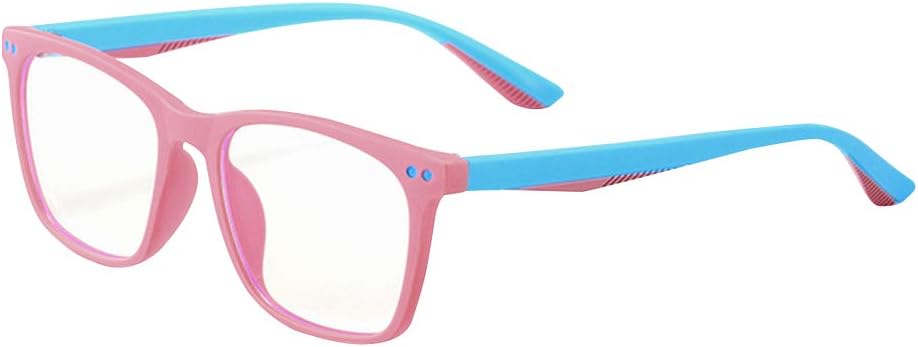 Haodasi Ultralight Boys Girls Blue Light Blocking Glasses Anti-Glare Protection Anti-Fatigue Anti UV Eyewear for Computer TV