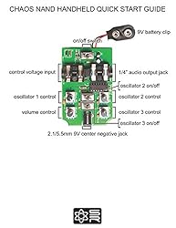 4093 Chaos NAND Handheld DIY Kit - Drone Synth