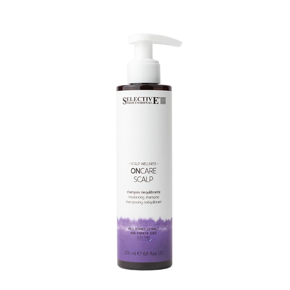 Selective Professional On Care Scalp Rebalancing Shampoo 200ml - shampoo per cute con eccesso di seb