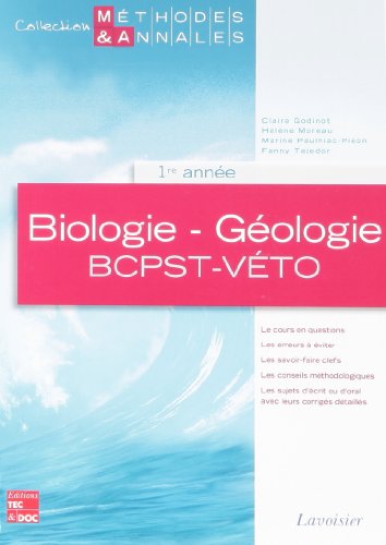Biologie, géologie