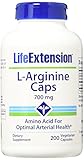 Life Extension Arginine Capsules, 200 Count
