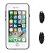 ImpactStrong Compatible with iPhone 7/8 Case, Waterproof Case [Fingerprint ID Compatible] Slim Full Body Protection - Gray/Clear