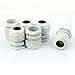 6 Pcs PG21 13-18mm Dia Wire Connector Cord Grip Waterproof Cable Gland
