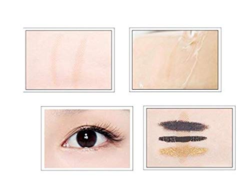 3 Rolls 900 Pairs Skin Color Lace Mesh Invisible Eyelid Stickers with Three Shapes Self-adhesive Natural Non-trace Eyelid Tapes Waterproof Sweat-proof Eyelid Paste Beauty Big Eye Decoration - Thumbnail 4