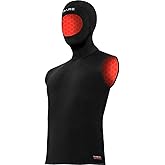 BARE 5/3MM Men's Ultrawarmth Hooded Vest: Wear Inside or Outside Your Wetsuit, Black L