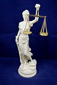 Escultura de Themis Diosa de justicia artefacto Estatua de alabastro