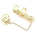 F-sport Charm Crystal Rhinestone Hollow Metal Chain Link Multiple Finger Stack Knuckle Rose Rings Set