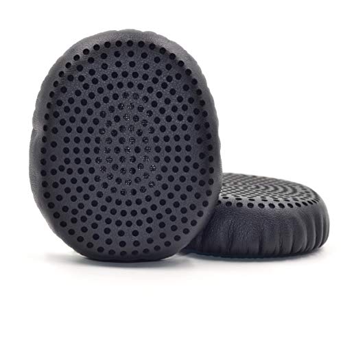 Defean Riff Wireless Earpads Protein Leather and Memory Foam Replacement Cushion Ear Pads for Skullcandy Riff Wireless On-Ear Headphones (Black)
