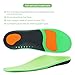 Hyperspace Sports Insole Medical Grade Plantar Fasciitis Inserts Arch Support Shoe Inserts Professional Orthotic Inserts Doctor Recommends for Plantar Fasciitis High Arch Support Flat Insoles.Green Lthumb 1