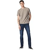 Mavi Men's Zach Mid Rise Straight Leg Jeans, Deep Brushed Williamsburg