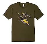 Men's Overwatch Junkrat Firework Spray Tee Shirt Medium Olive