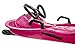 Lucky Bums Plastic Racer Sled, 40-Inch, Pink/Black