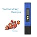 Newdy Digital PH Meter Tester for Water Quality, Food, Aquarium, Pool & Hydroponics,0.01/High Accuracy +/- 0.2 and 0.00-14.00 Measurement Range, Battery Included -Blue