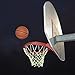Glow-in-the-Dark White Nylon Basketball Net by Crown Sporting Goods (1-pack)