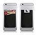 CardBuddy Stick On Card Holder Wallet, Credit Card Phone Wallet Case for Any iPhone or Android (Black)