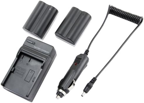 STK's Canon BP-511 BP-511A Batteries plus Charger - Two pack 2200 mAh for Canon EOS 5D, 50D, 40D, 20D, 30D, 10D, Digital Rebel, 1D, D60, 300D, D30, Kiss, Powershot G5, Pro 1, G2, G3, G6, G1, Pro90 is, Canon, Cannon, BP-511, BP-511A, CB-5L, CG-570