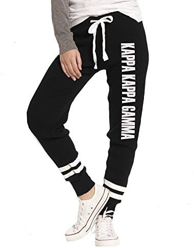 Kappa Kappa Gamma Thermal Joggers (M (4-6), Black)