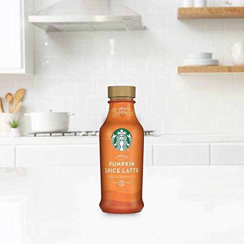 Starbucks Iced Espresso 14 Fl Oz Bottles (Pumpkin Spice, 6 Bottles)