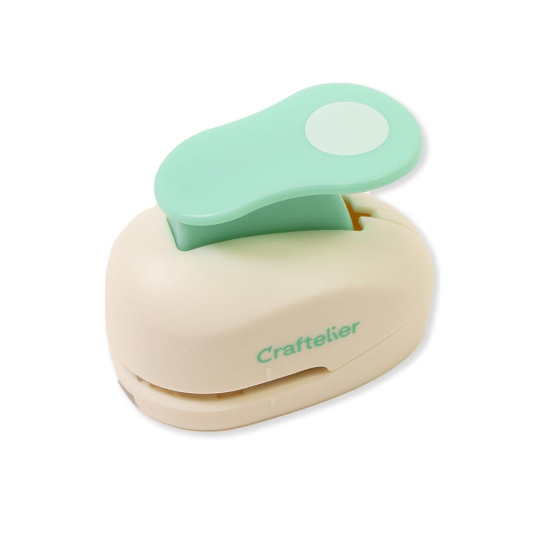 Craftelier - 5/8” (1.587 cm) Diameter Circle Punch with Lever Press | Suitable for Paper and Cardstock | Ideal for Craft and Scrapbooking Projects | Size Approx. 6.5 x 4 x 5.5 cm