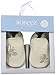 Robeez Girls' Soft Soles Crib Shoe, Bee-Crème, 6-12 Months M US Infant
