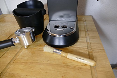 VIENESSO Barista Pinsel für die Kaffeemühle oder Siebträger - Espresso Reinigungsbürste im edlen Design mit Holzgriff… – Bild 6