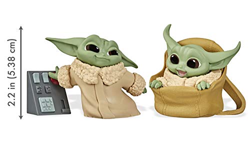 Hasbro F1705 Star Wars The Bounty Collection Series 2 The Child 5,5 cm großer Speeder-, Knopfdruck-Pose Figuren 2er-Pack… – Bild 4